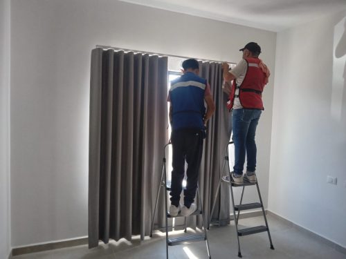 Instalacion de cortina  de Onda perfecta